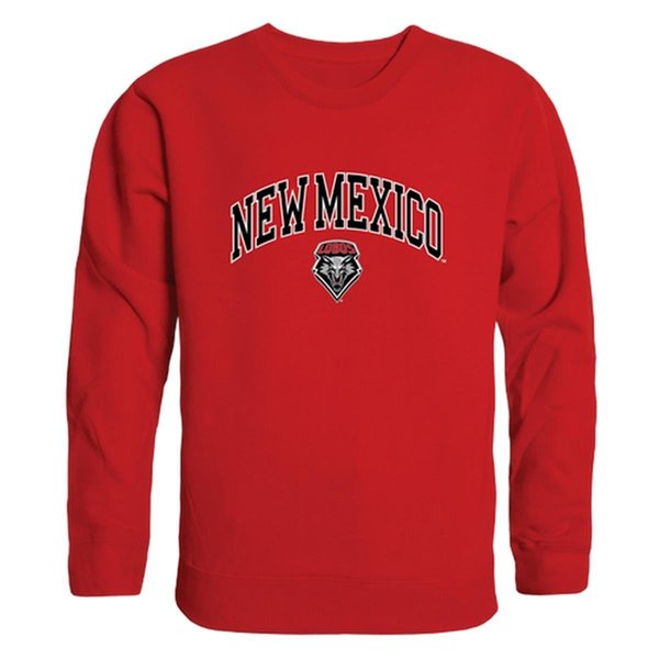 W Republic W Republic 541-182-RED-02 The University of New Mexico Campus Crewneck Sweatshirt; Red - Medium 541-182-RED-02